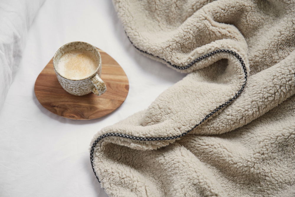 VINGA Maine GRS recycled polyester dubbellaags deken