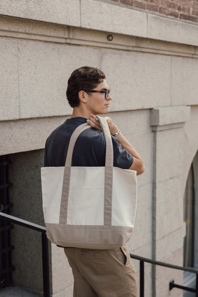 SHOP LOCAL AWARE™ recycled cotton 350gsm Tote bag