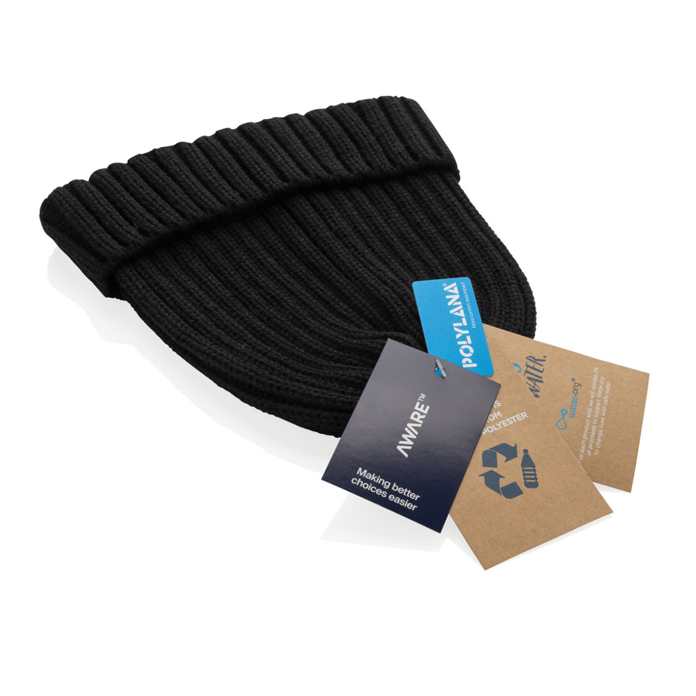 Kennedi AWARE™ Polylana®beanie met brede rib