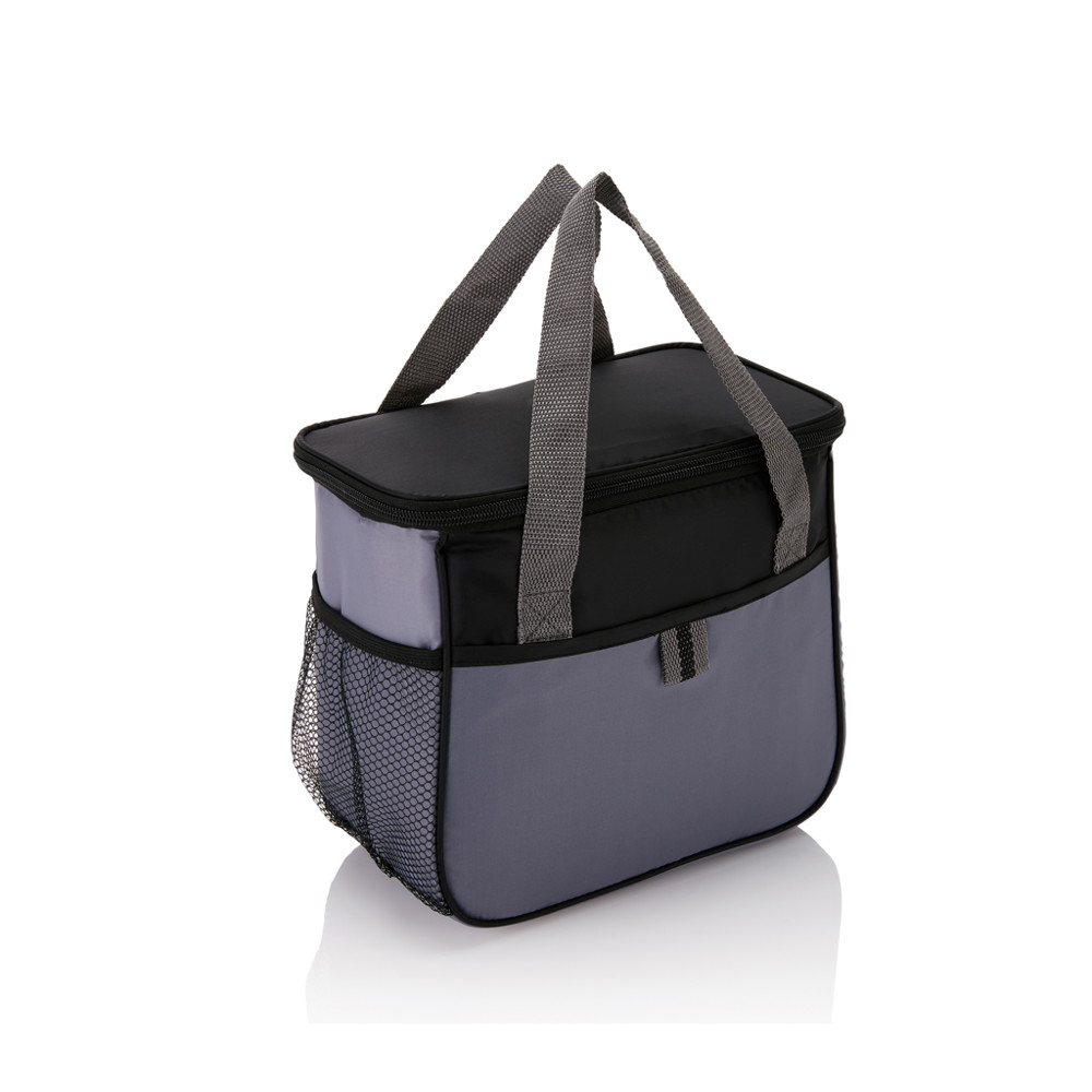 Basic koeltas - zwart, grijs (± PMS Black/ ± PMS Cool Grey 8)