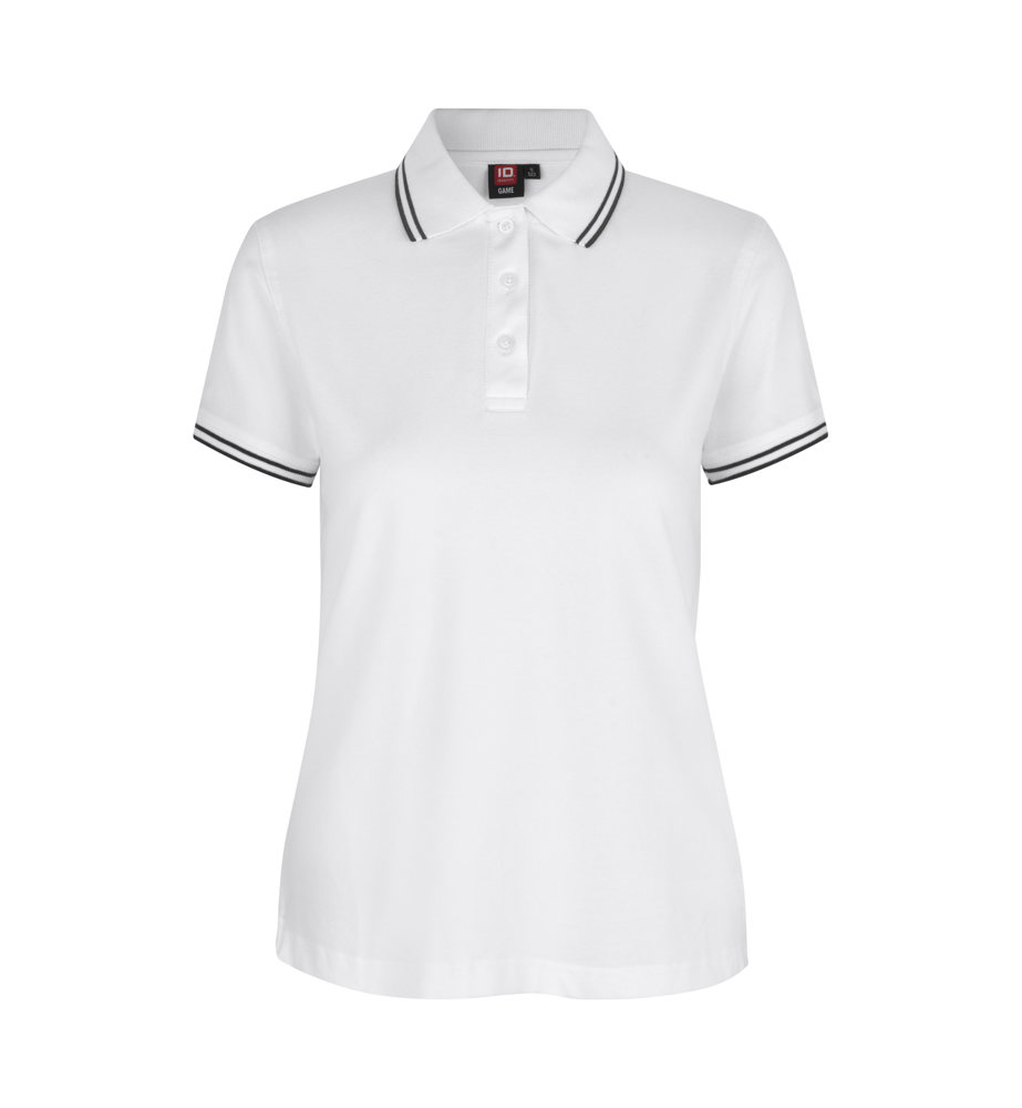 Contrast poloshirt | stretch | dames
