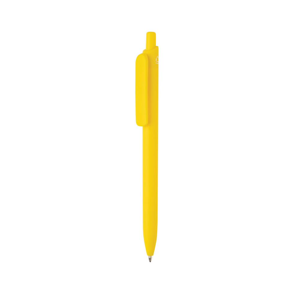 Bolt GRS certified R-ABS balpen - geel (± PMS Yellow C)