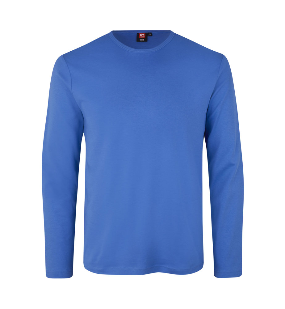 Interlock T-shirt | lange mouw - Azur (C-735)