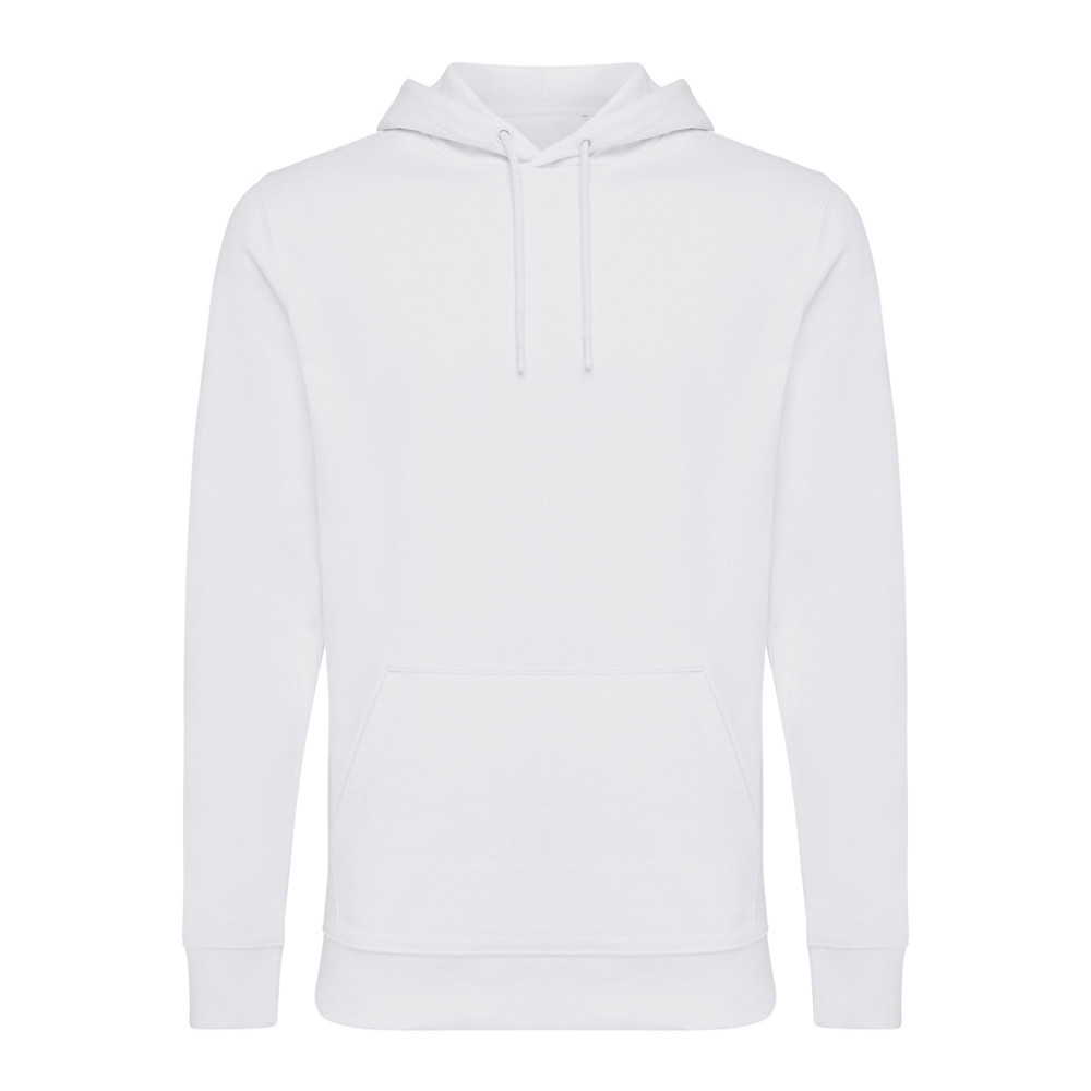 IQONIQ Jasper gerecycled katoen hoodie - recycled white (± PMS 11-0601 TCX)