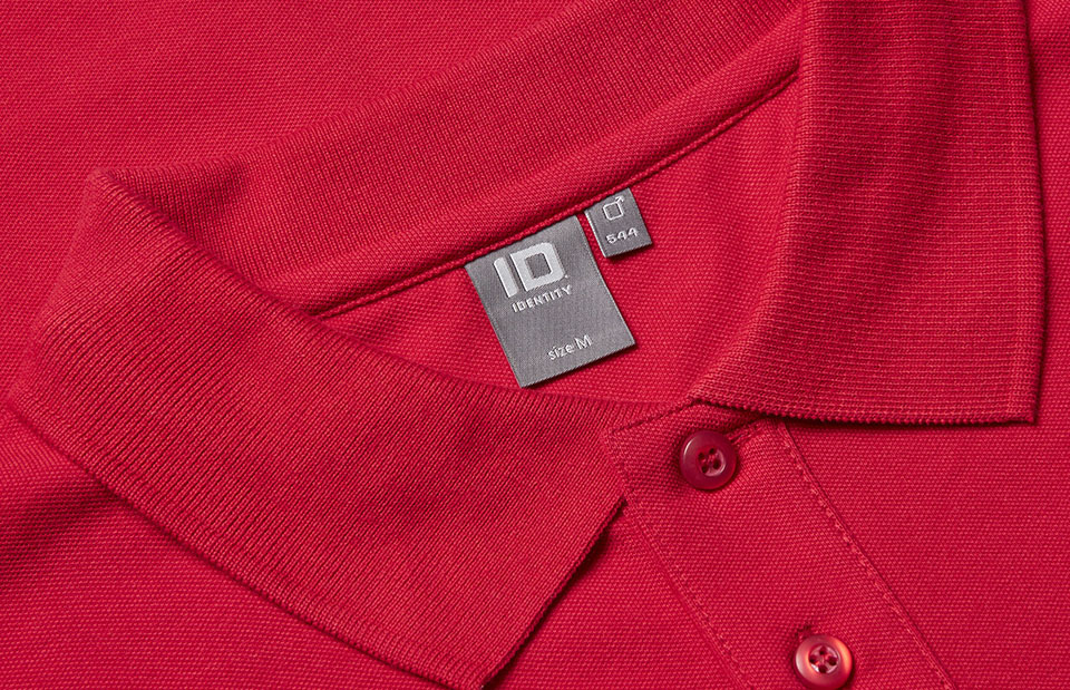 Poloshirt met lange mouw | stretch