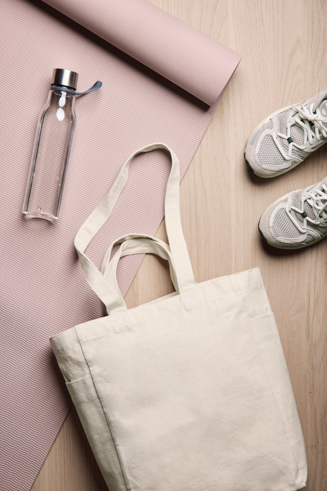 VINGA Hilo AWARE™ gerecycled canvas tas met ritssluiting