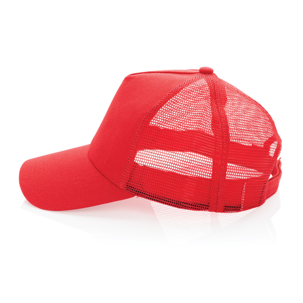 Impact AWARE™ 5 panel recycled katoenen truckercap