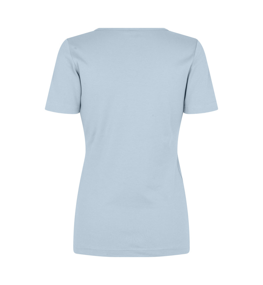 Interlock T-shirt | v-hals | dames