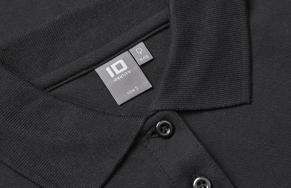 Poloshirt met lange mouw | stretch | dames