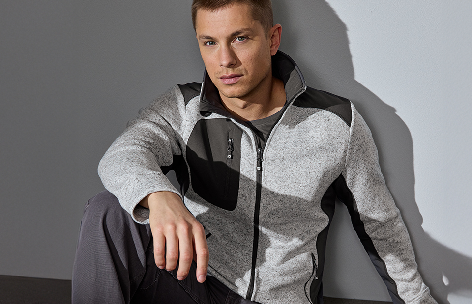 Cardigan | gebreide fleece