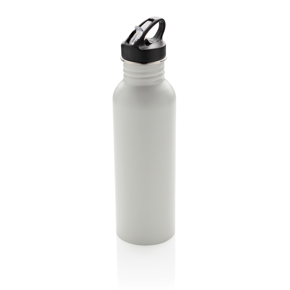 Deluxe RVS sportfles - gebroken wit (± PMS Mist white)