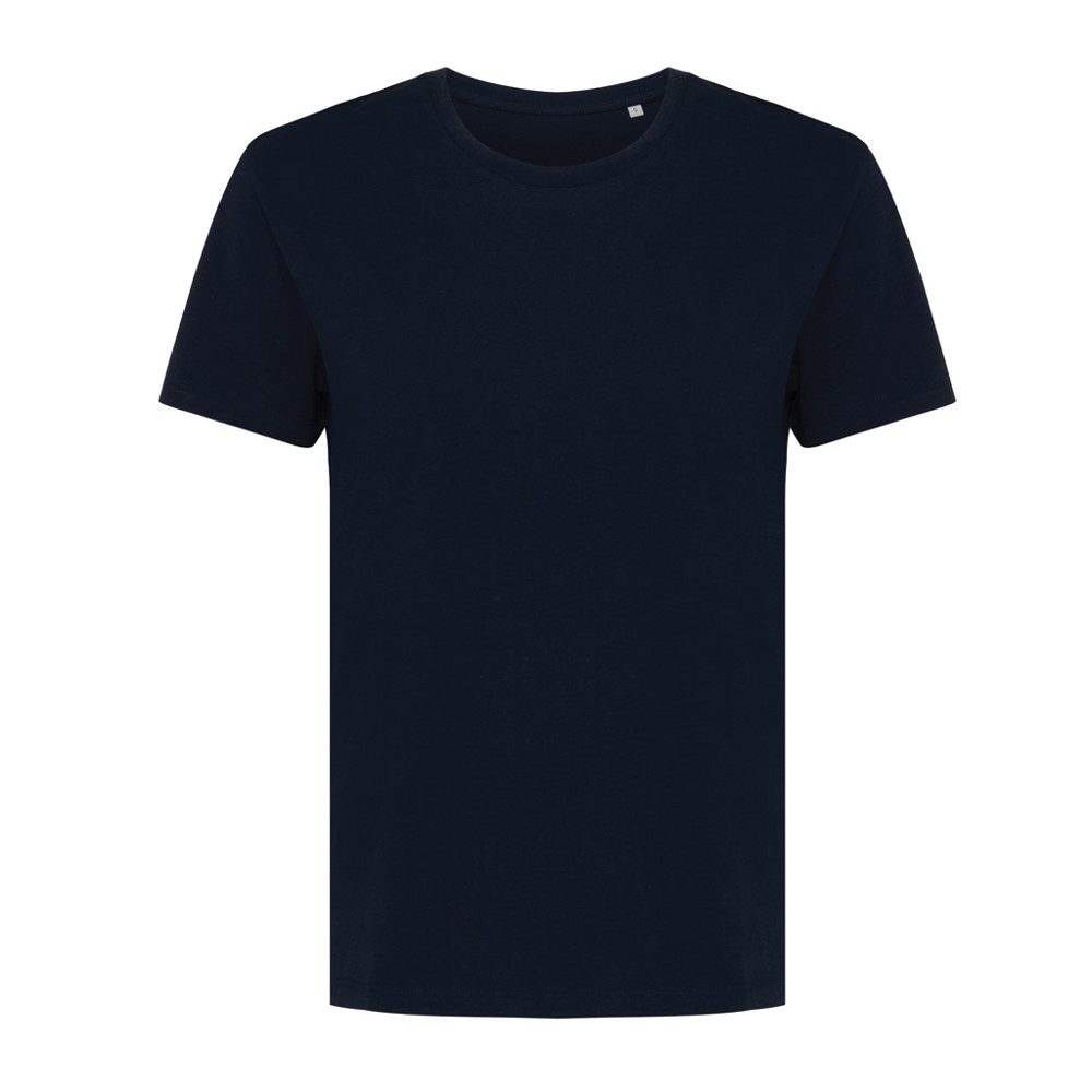 IQONIQ Yala dames lichtgewicht gerecycled katoen t-shirt - donkerblauw (± PMS 19-3923TCX)