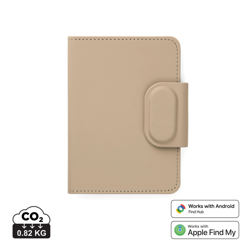 VINGA Baltimore RCS Passport houder met Dual FInder