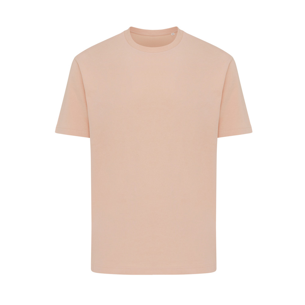 IQONIQ Teide gerecycled katoen t-shirt - peach nectar (± PMS 14-1314 TCX)