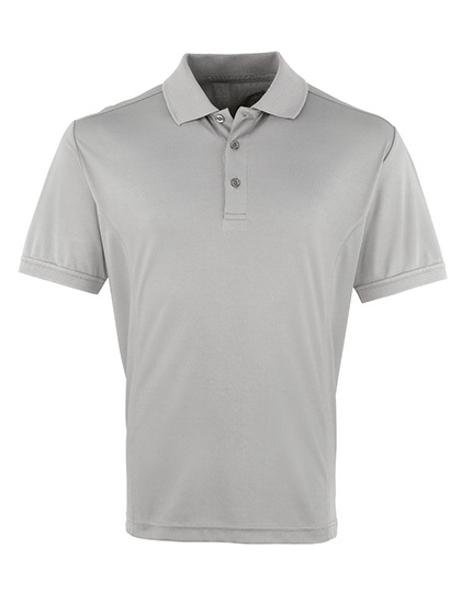 Premier Workwear - Men´s Coolchecker® Piqué Polo - Silver (ca. Pantone 428C)
