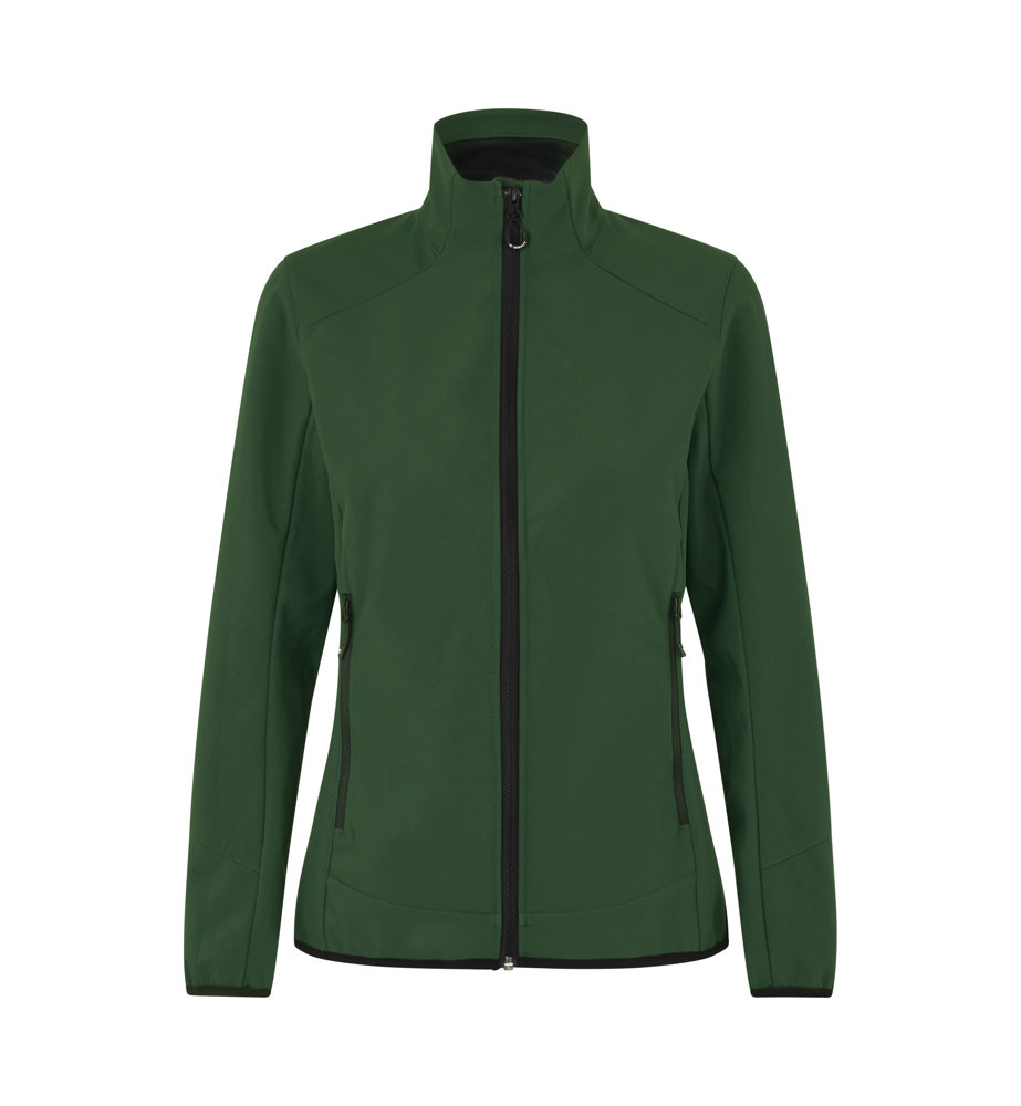 CORE softshell jas | dames - Fles groen (C-590)