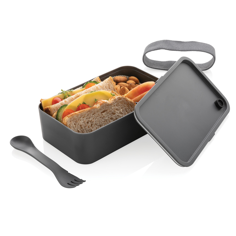 PP lunchbox met spork