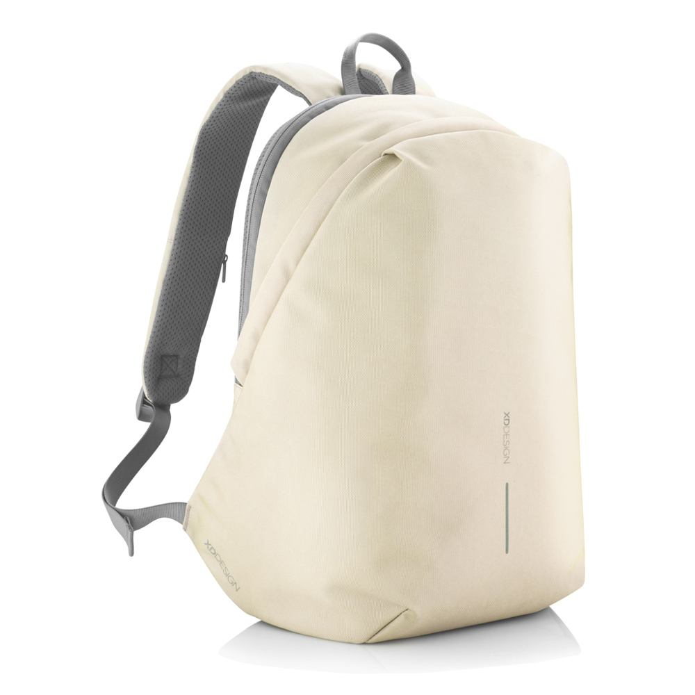 Bobby Soft, anti-diefstal rugzak - beige, grijs (± PMS Warm Grey 1/ ± PMS Cool Grey 9)