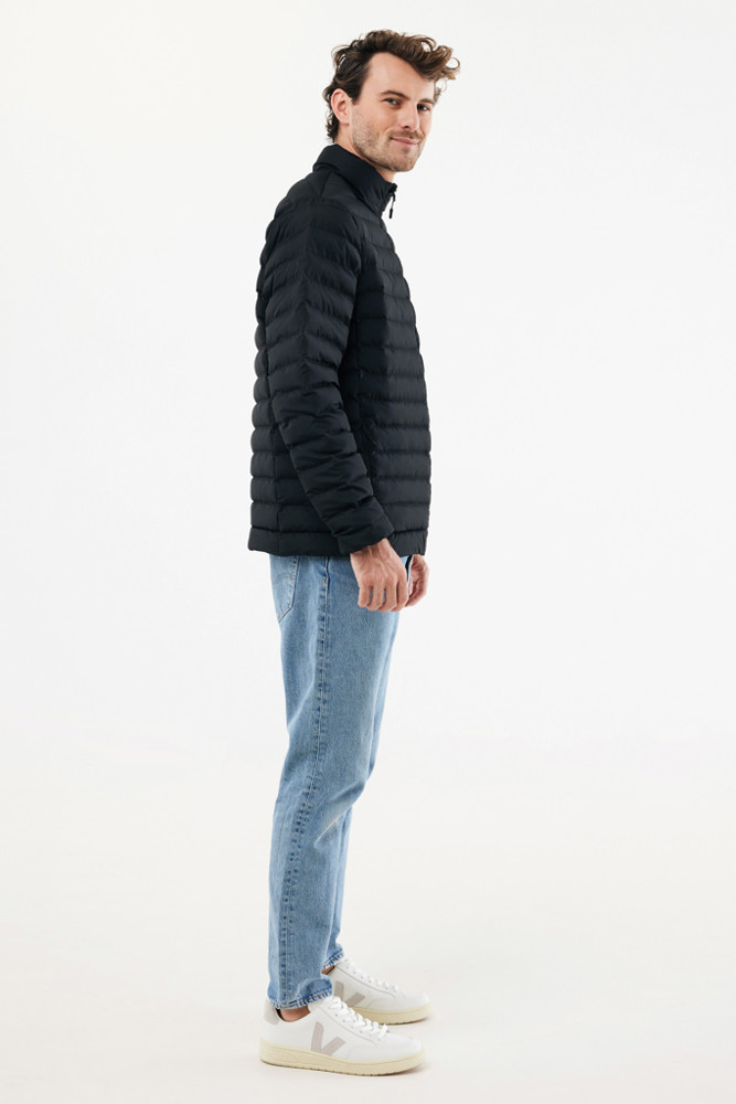 IQONIQ Maiko heren gerecycled polyester jas met voering
