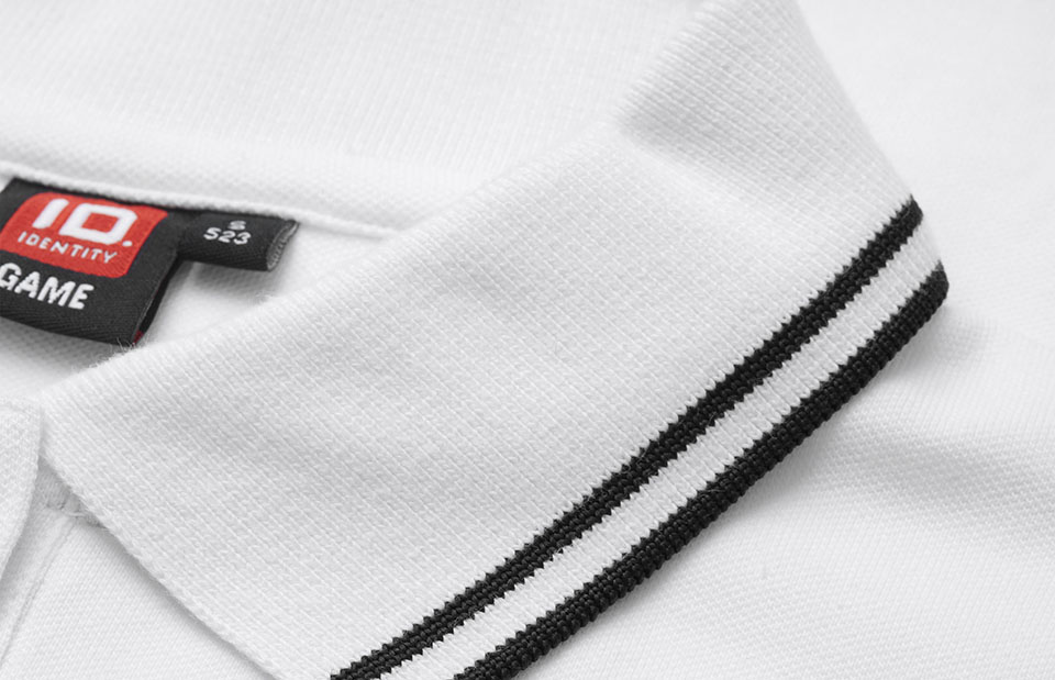 Contrast poloshirt | stretch | dames