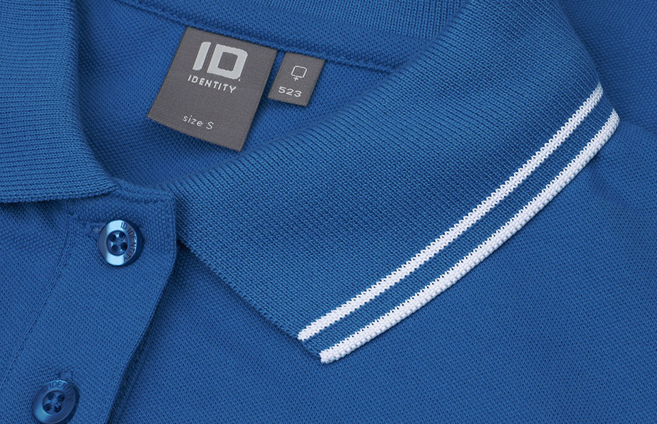 Contrast poloshirt | stretch | dames