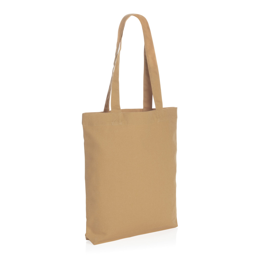 Impact AWARE™ recycled canvas tas 285gsm ongeverfd - bruin (± PMS 482)