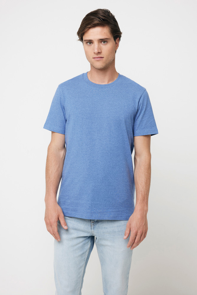 IQONIQ Manuel gerecycled katoen t-shirt ongeverfd