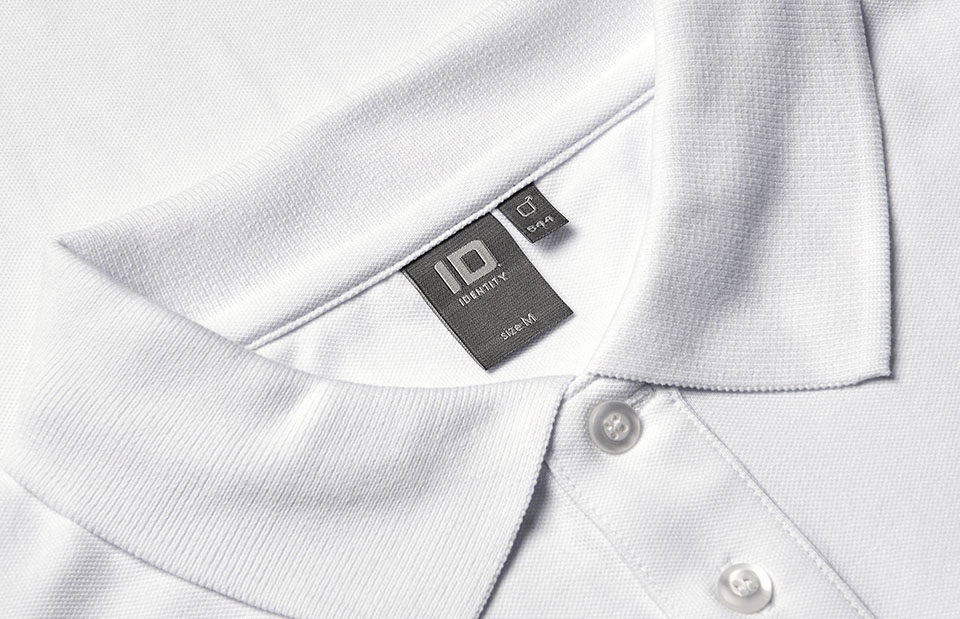 Poloshirt met lange mouw | stretch