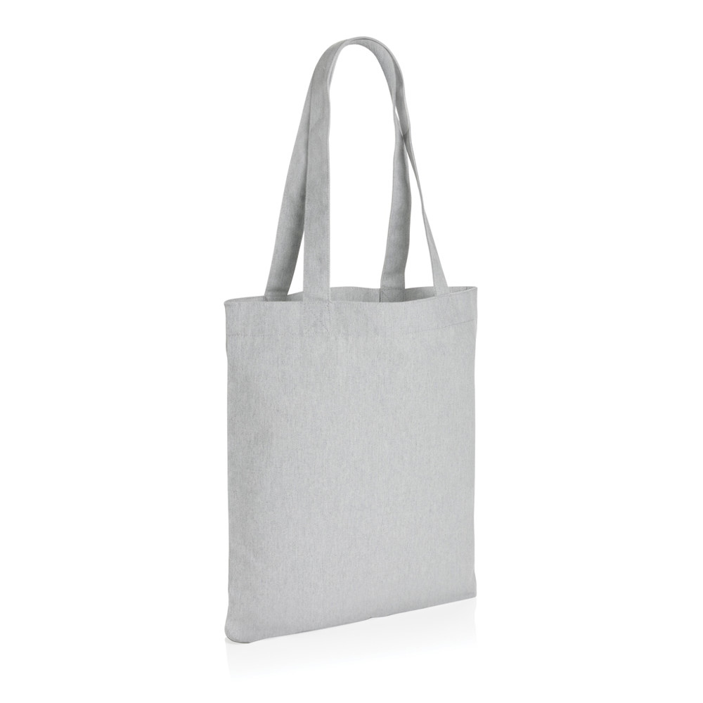 Impact AWARE™ recycled canvas tas 285gsm ongeverfd - grijs (± PMS 427)