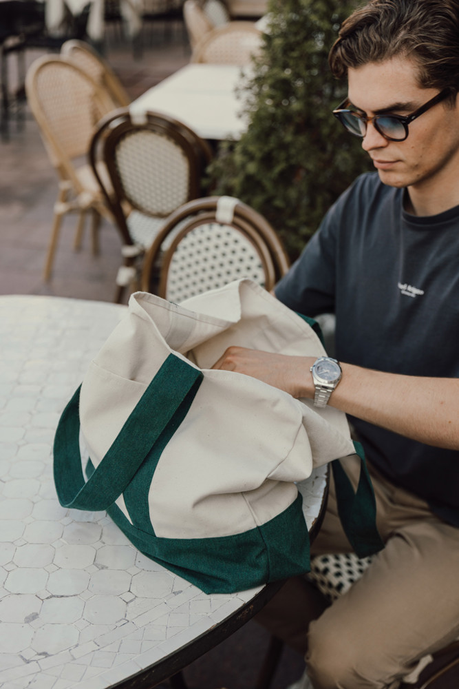 SHOP LOCAL AWARE™ recycled cotton 350gsm Tote bag