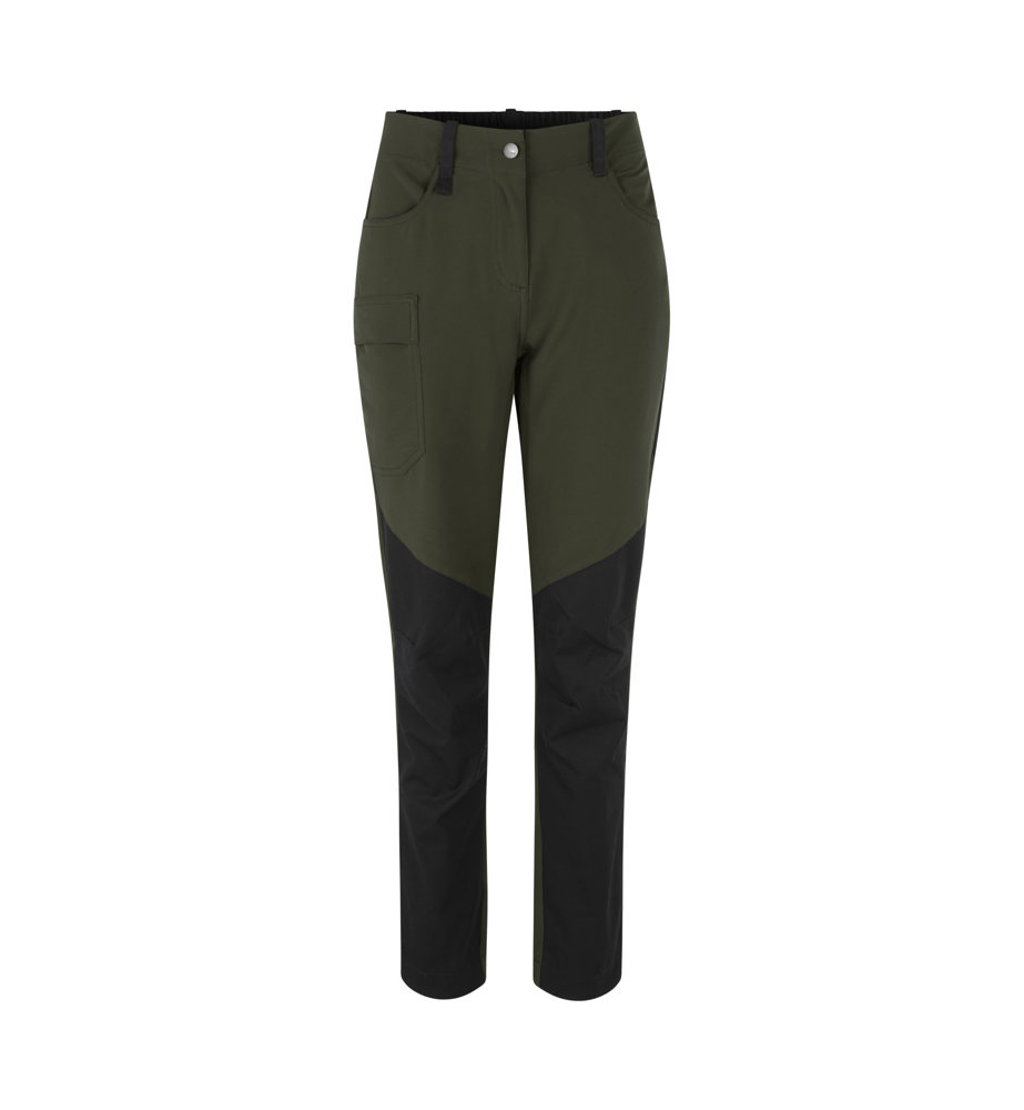 Hybride stretch broek | dames - Olijf (C-570)