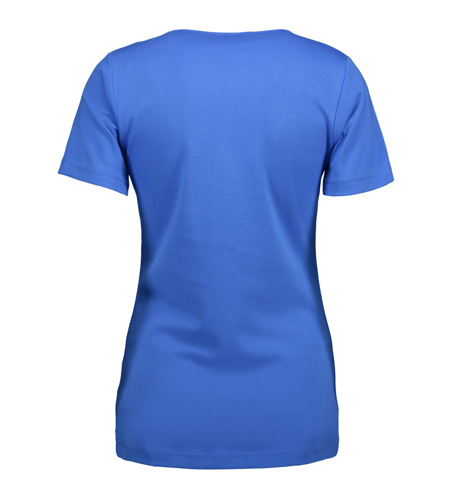 Interlock T-shirt | v-hals | dames