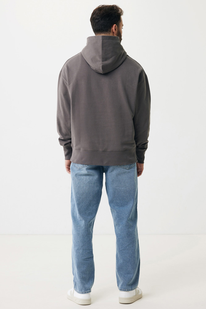IQONIQ Yoho gerecycled katoen relaxed hoodie