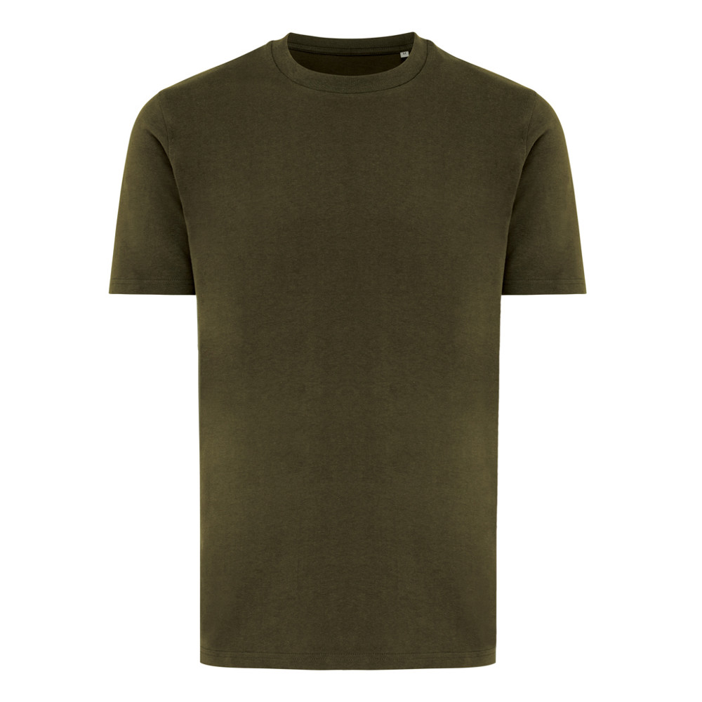 IQONIQ Brett gerecycled katoen t-shirt - khaki (± PMS 18-0523 TCX)