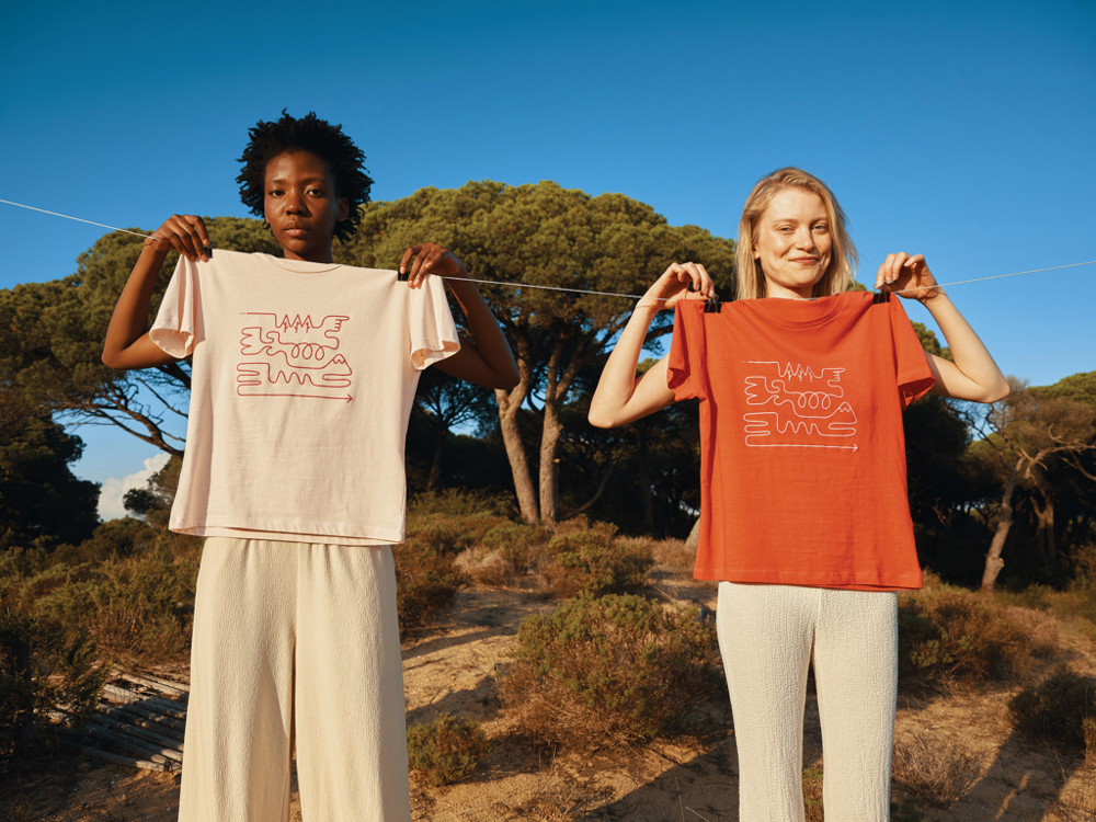 IQONIQ Yala dames lichtgewicht gerecycled katoen t-shirt