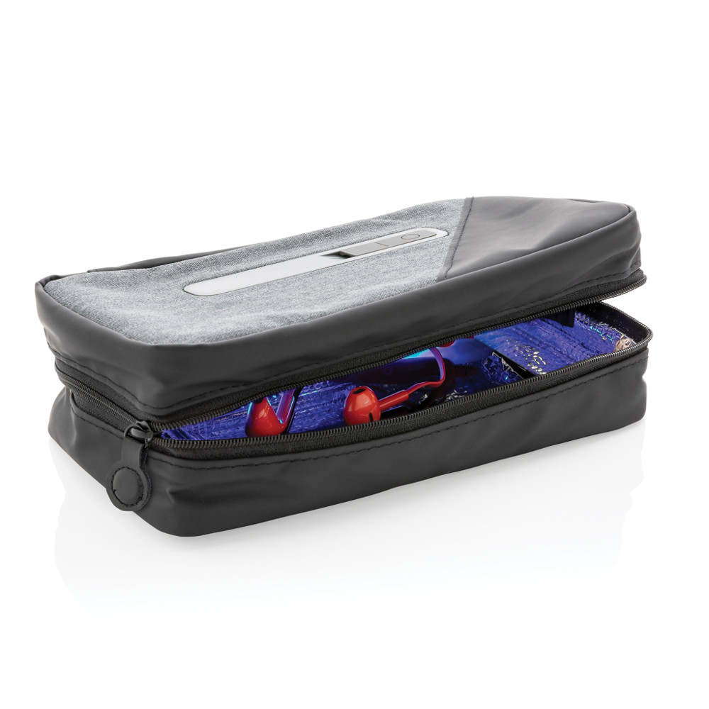 Draagbare UV-C sterilisatie pouch met geïntegreerde batterij