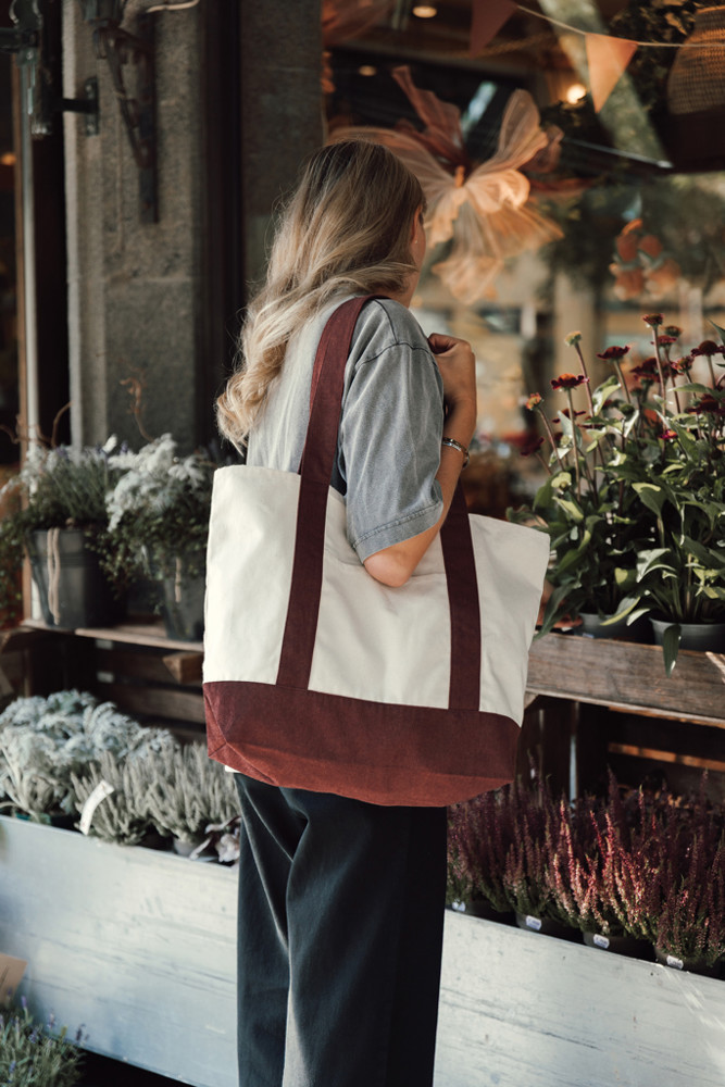SHOP LOCAL AWARE™ recycled cotton 350gsm Tote bag