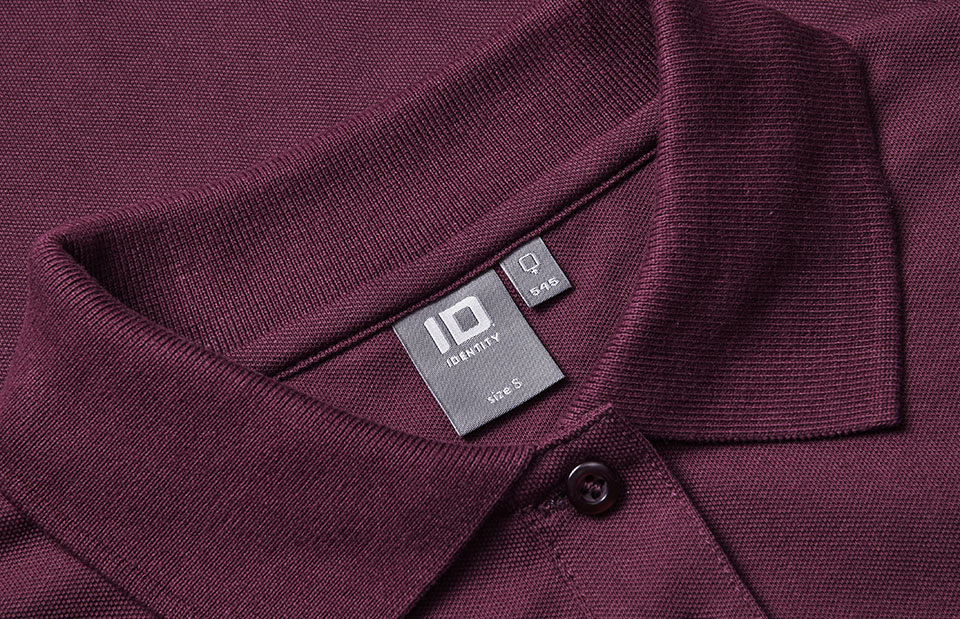 Poloshirt met lange mouw | stretch | dames