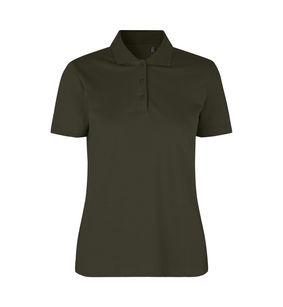 Poloshirt | biologisch kantoen| dames - Olijf (C-570)