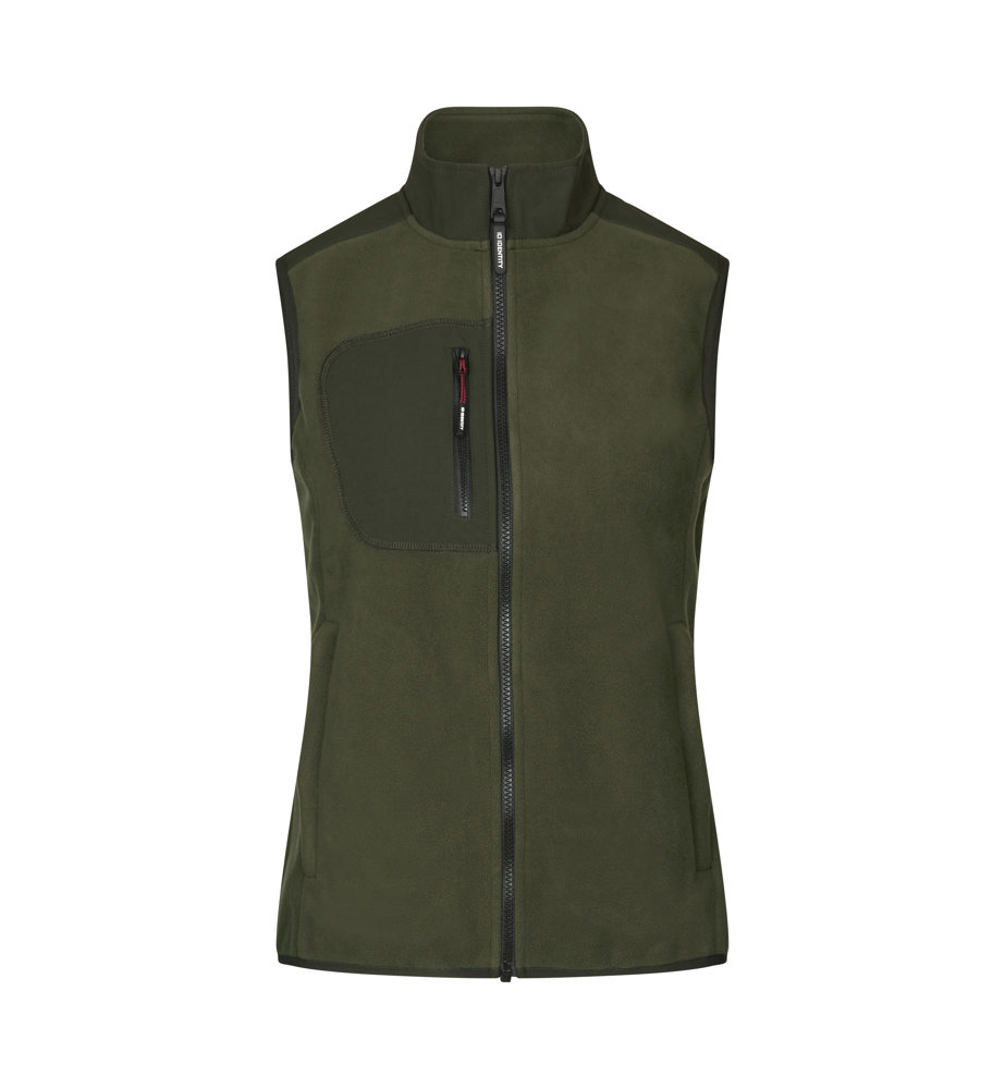 Bonded fleece vest | dames - Olijf (C-570)