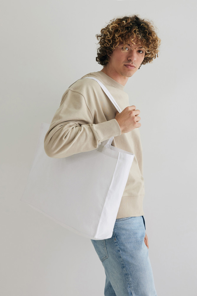 Impact AWARE ™ gerecycled katoenen shopper 145gsm