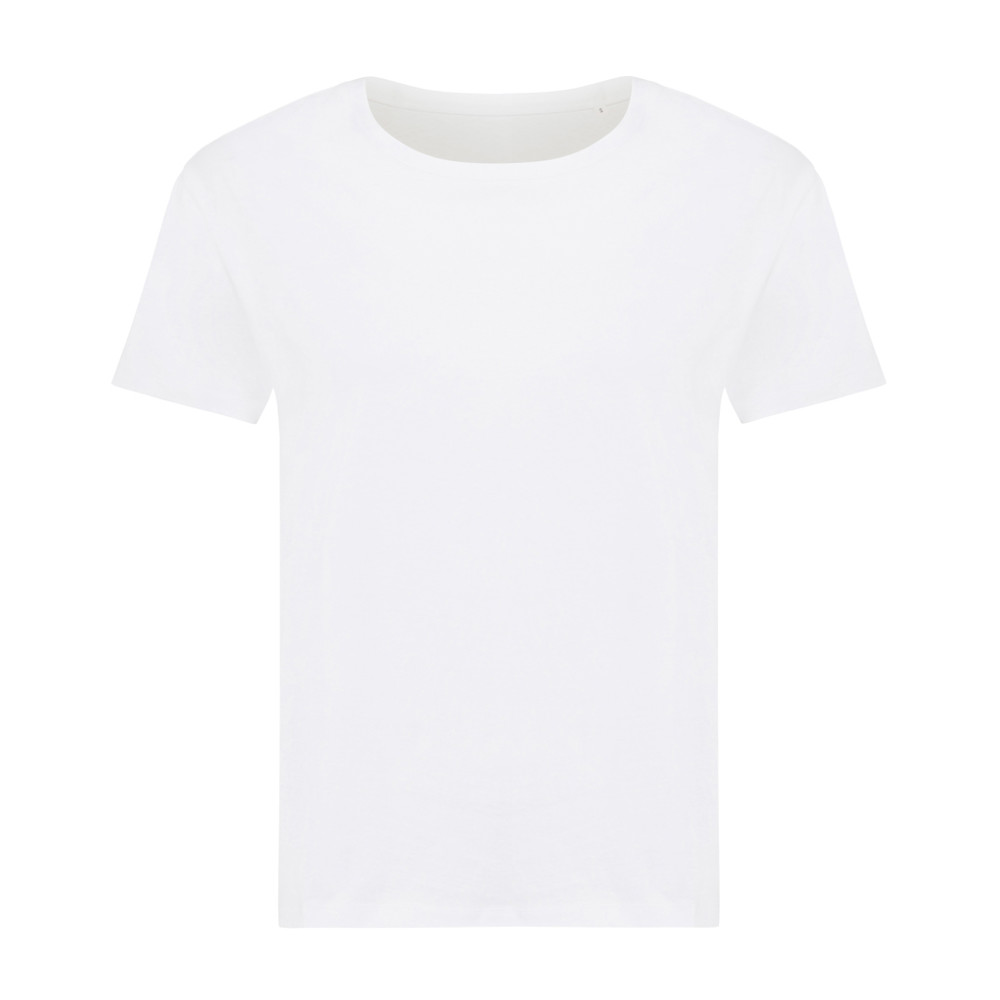 IQONIQ Yala dames lichtgewicht gerecycled katoen t-shirt - recycled white (± PMS 11-0601 TCX)