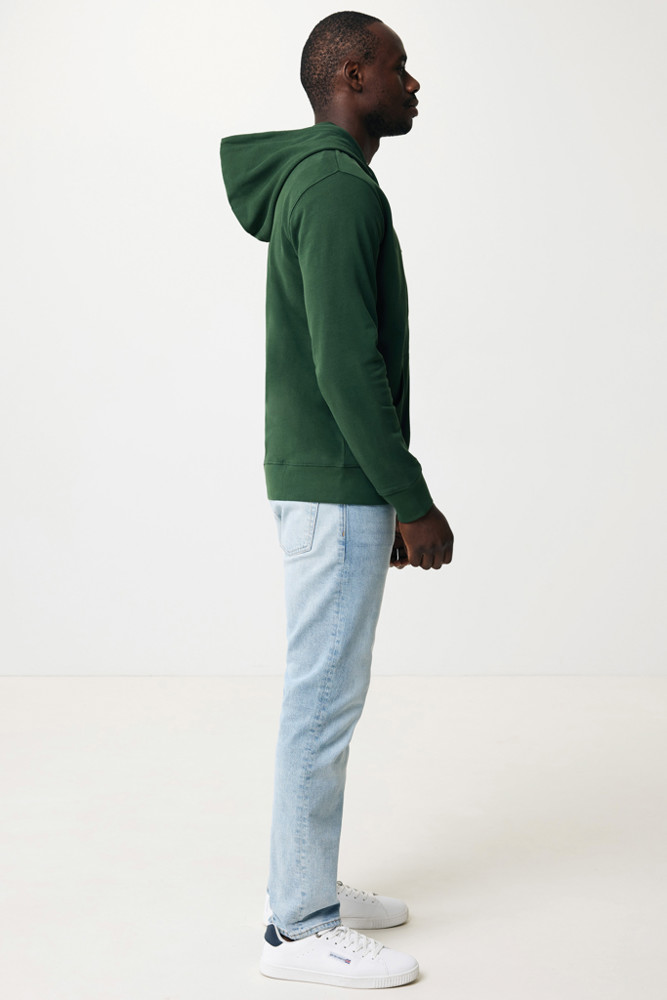 IQONIQ Abisko gerecycled katoen hoodie met rits