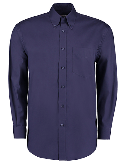 Kustom Kit - Men´s Classic Fit Premium Oxford Shirt Long Sleeve - Midnight Navy