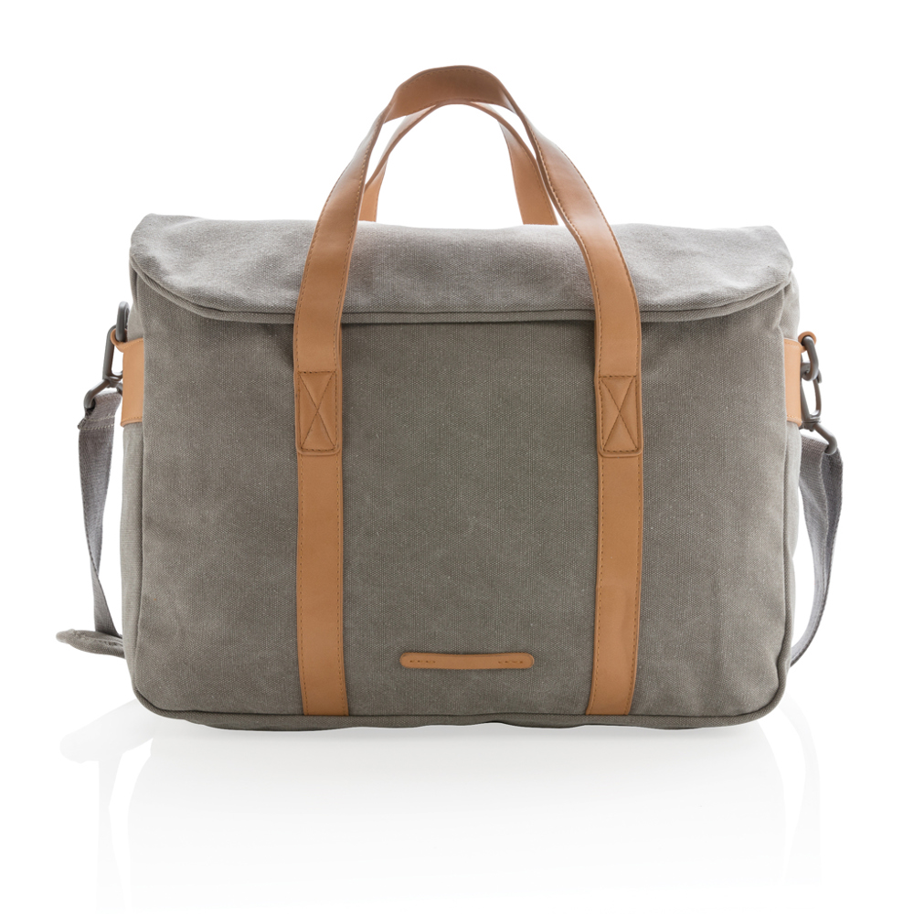 Canvas laptop tas PVC vrij