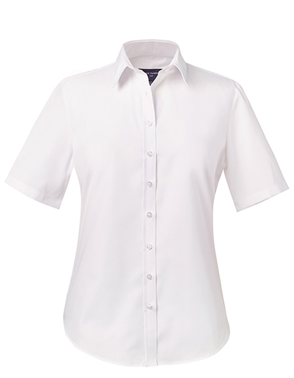 Brook Taverner - Eos Short Sleeve Blouse - White