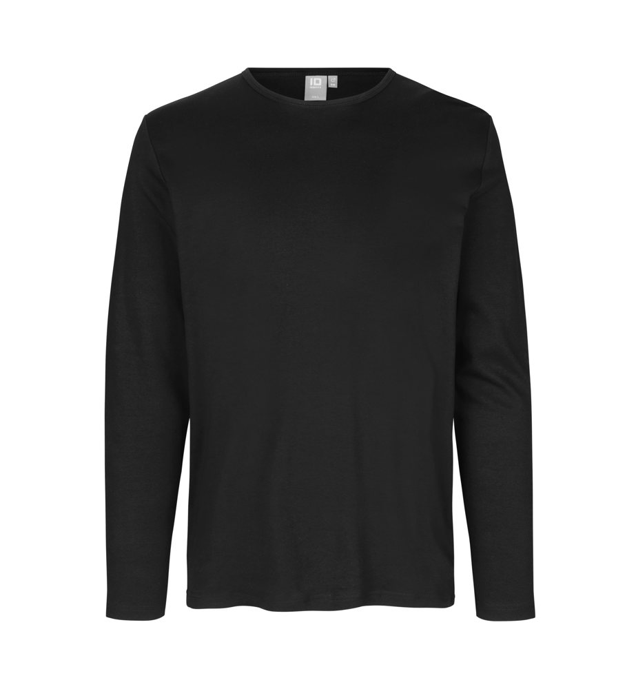 Interlock T-shirt | lange mouw - Zwart (C-900)