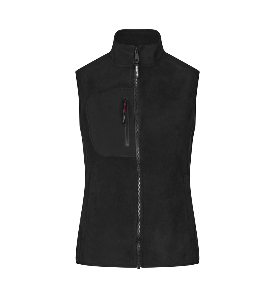 Bonded fleece vest | dames - Zwart (C-900)
